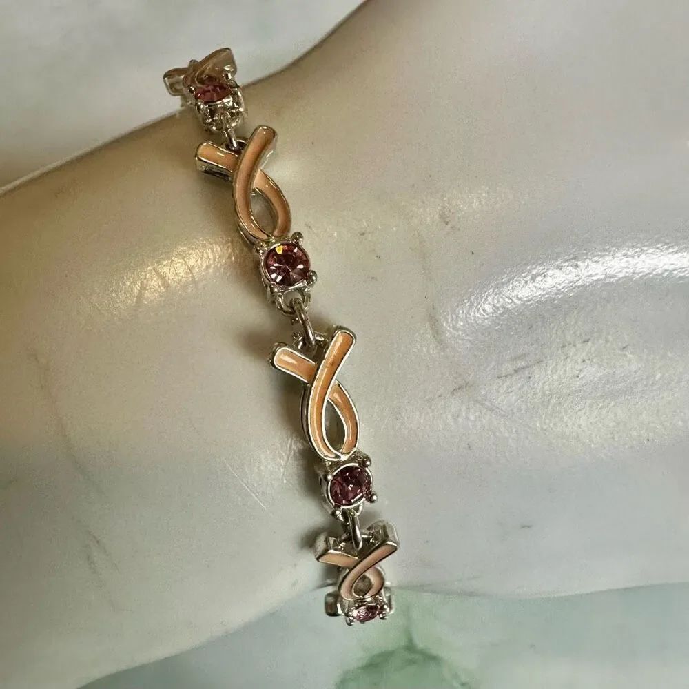Avon Pink Ribbon Breast Cancer Awareness Bracelet